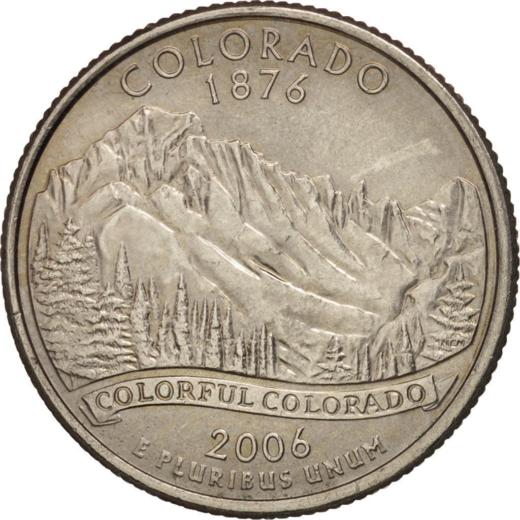 Monnaie, États-Unis, Quarter, 2006, U.S. Mint, Philadelphie, SUP, Copper-Nickel