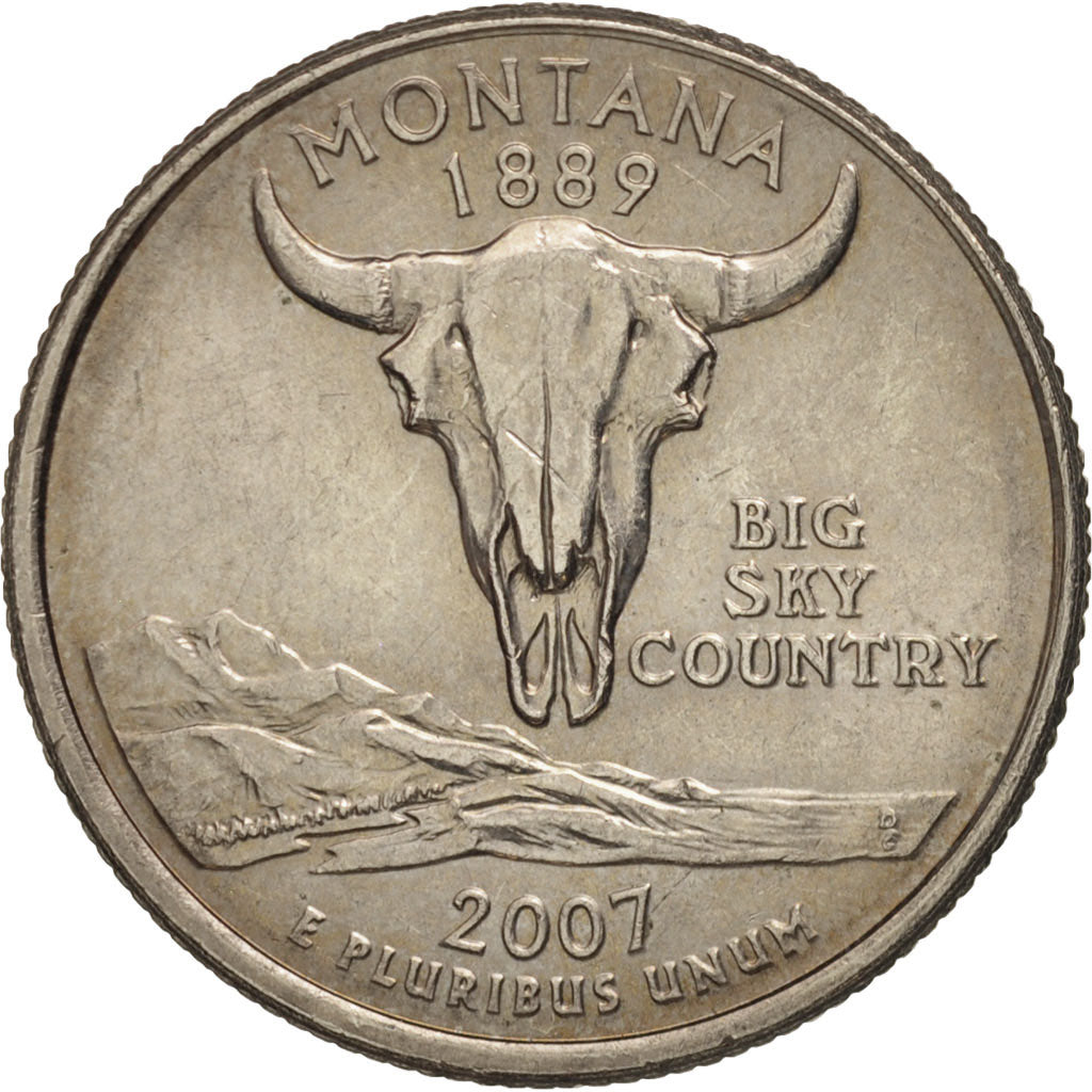 United States, Quarter, 2007, U.S. Mint, Philadelphia, AU(55-58), KM 396