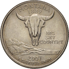United States, Quarter, 2007, U.S. Mint, Philadelphia, AU(55-58), KM 396
