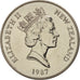 New Zealand, Elizabeth II, Dollar, 1987, MS(63), Copper-nickel, KM:65