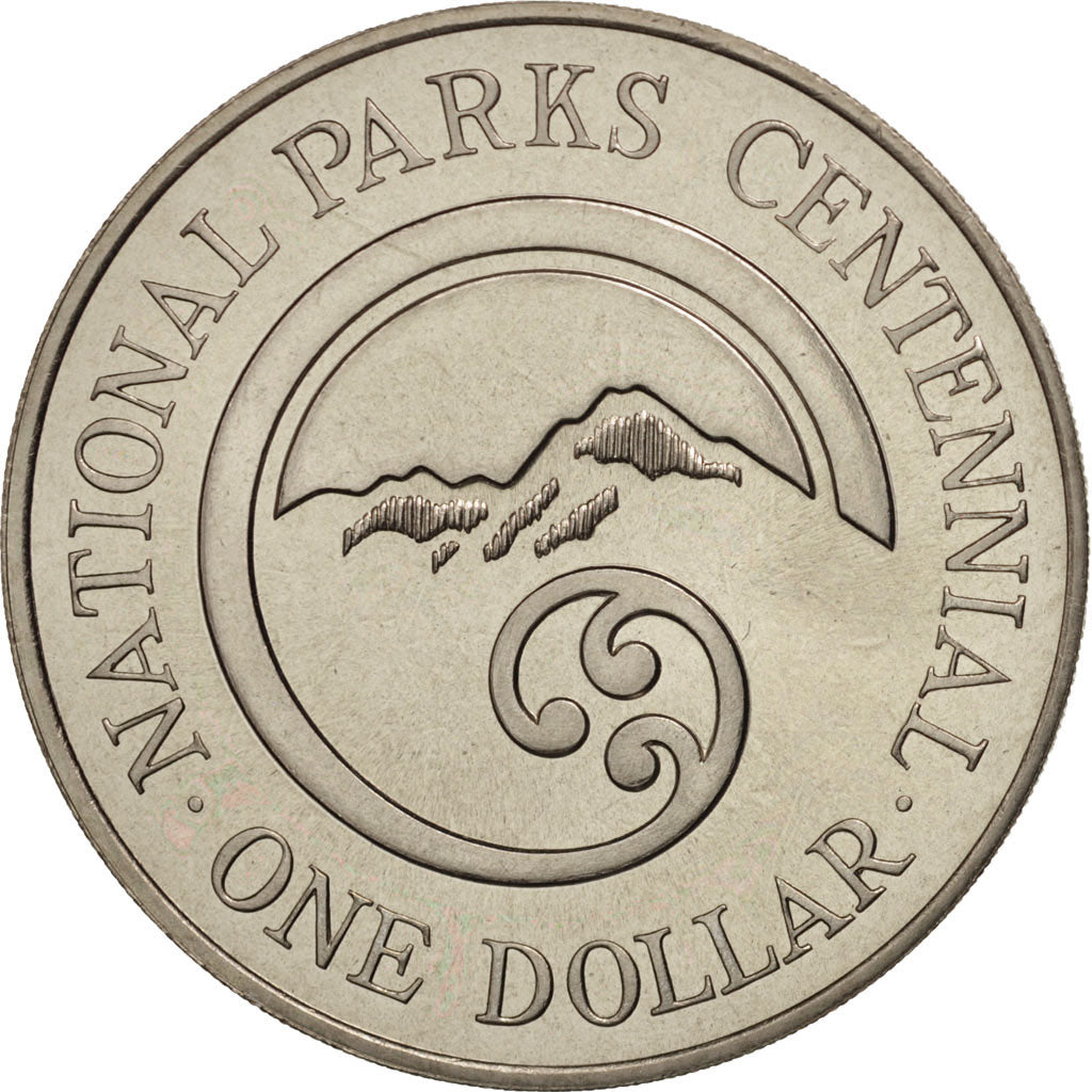 New Zealand, Elizabeth II, Dollar, 1987, MS(63), Copper-nickel, KM:65