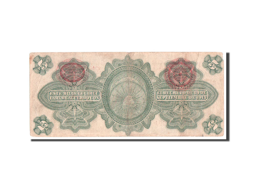 Mexico - Revolutionary, 5 Pesos, 1914, KM #S702b, VF(20-25), B