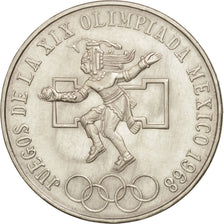 Mexico, 25 Pesos, 1968, Mexico City, AU(55-58), Silver, KM:479.2