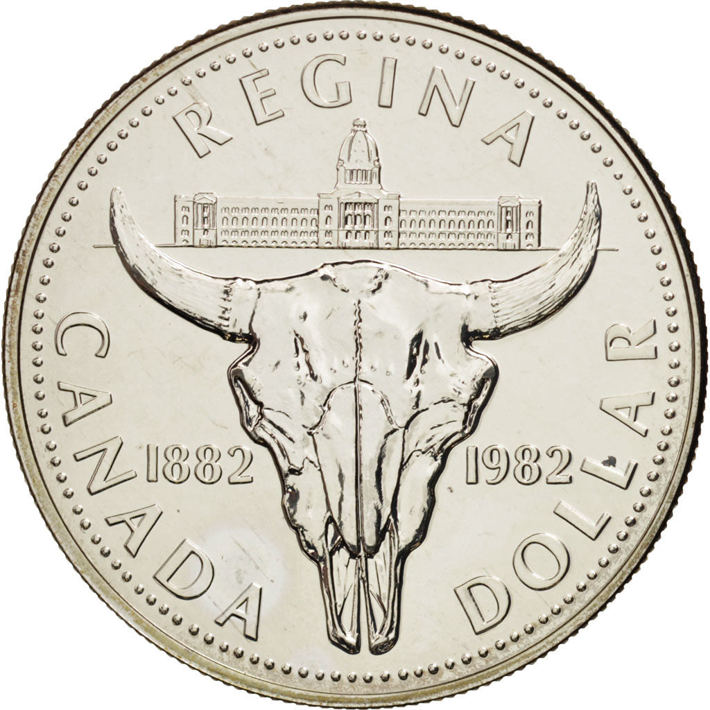 Coin, Canada, Elizabeth II, Dollar, 1982, Royal Canadian Mint, Ottawa, MS(64)