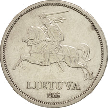 Moneda, Lituania, 5 Litai, 1936, MBC+, Plata, KM:82