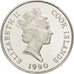 Cook Islands, Elizabeth II, 10 Dollars, 1990, MS(63), Silver, KM:79