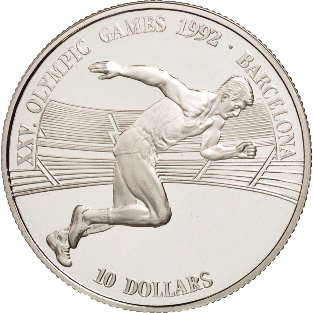 Cook Islands, Elizabeth II, 10 Dollars, 1990, MS(63), Silver, KM:79