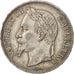 France, Napoléon III, 5 Francs, 1868, Strasbourg, AU(50-53), Silver, KM:799.2