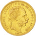 Coin, Hungary, Franz Joseph I, 8 Forint 20 Francs, 1877, Kremnitz, AU(50-53)