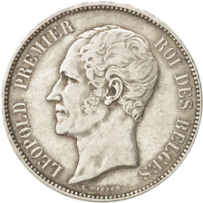 Coin, Belgium, Leopold I, 5 Francs, 5 Frank, 1852, EF(40-45), Silver, KM:17