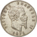 Italy, Vittorio Emanuele II, 5 Lire, 1871, Milan, EF(40-45), Silver, KM:8.3