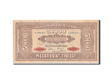 Billete, 50,000 Marek, 1922, Polonia, MBC+