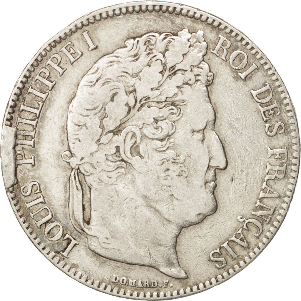 France, Louis-Philippe, 5 Francs, 1834, Bordeaux,TB+,Argent,KM:749.7,Gad 678