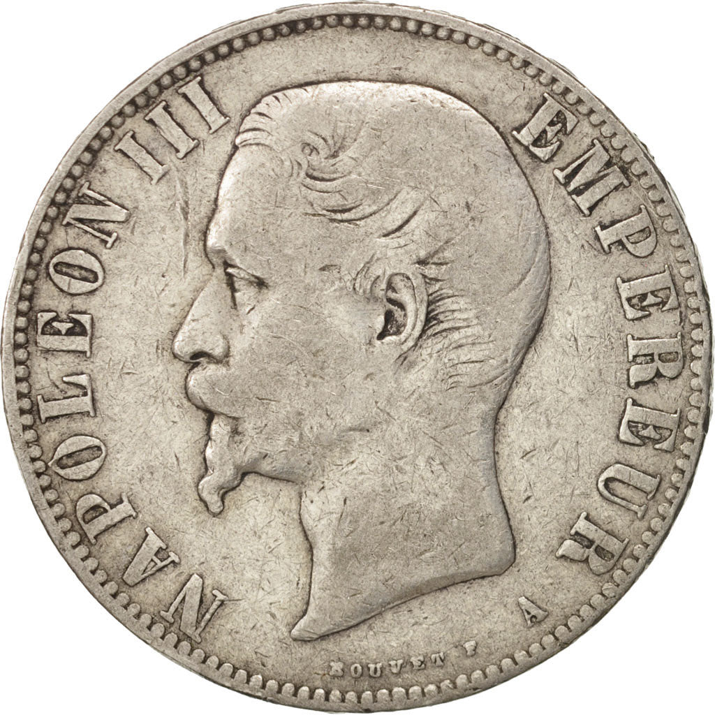 Münze, Frankreich, Napoleon III, Napoléon III, 5 Francs, 1856, Paris, S+