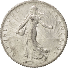 France, Semeuse, Franc, 1920, Paris, AU(50-53), Silver, KM:844.1