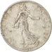 France, Semeuse, Franc, 1911, Paris, VF(20-25), Silver, KM:844.1