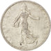 Moneda, Francia, Semeuse, Franc, 1909, Paris, BC+, Plata, KM:844.1