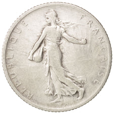 Moneda, Francia, Semeuse, Franc, 1902, Paris, BC+, Plata, KM:844.1