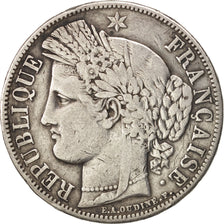 Monnaie, France, Cérès, 5 Francs, 1849, Paris, TB+, Argent, KM:761.1