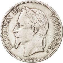 France, 5 Francs, 1867, Paris, VF(30-35), Silver, KM:799.1