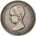 Spain, Alfonso XIII, 5 Pesetas, 1888, Madrid, VF(30-35), Silver, KM:689