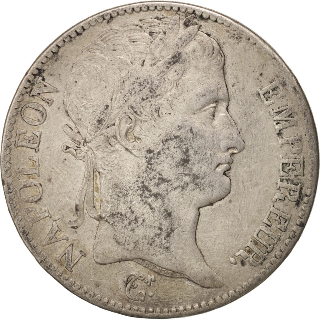 France, 5 Francs, 1813, Bayonne, VF(20-25), Silver, KM:694.9, Gadoury:584