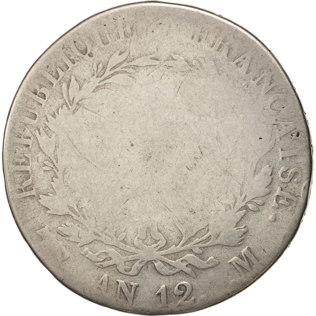 Coin, France, Napoléon I, 5 Francs, 1804, Toulouse, VG(8-10), Silver, KM:660.8