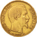 Moneta, Francia, Napoleon III, Napoléon III, 20 Francs, 1852, Paris, BB, Oro
