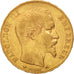 Monnaie, France, Napoleon III, Napoléon III, 20 Francs, 1855, Strasbourg, TTB