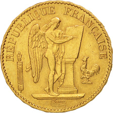 Monnaie, France, Génie, 20 Francs, 1876, Paris, TTB, Or, KM:825, Gadoury:1063