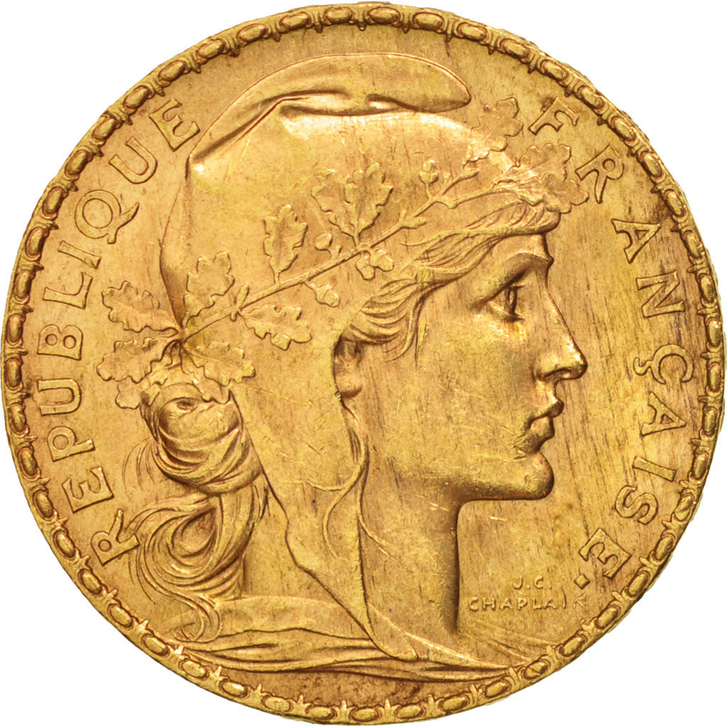 Francia, Marianne, 20 Francs, 1899, MBC+, Oro, KM:847, Gadoury:1064