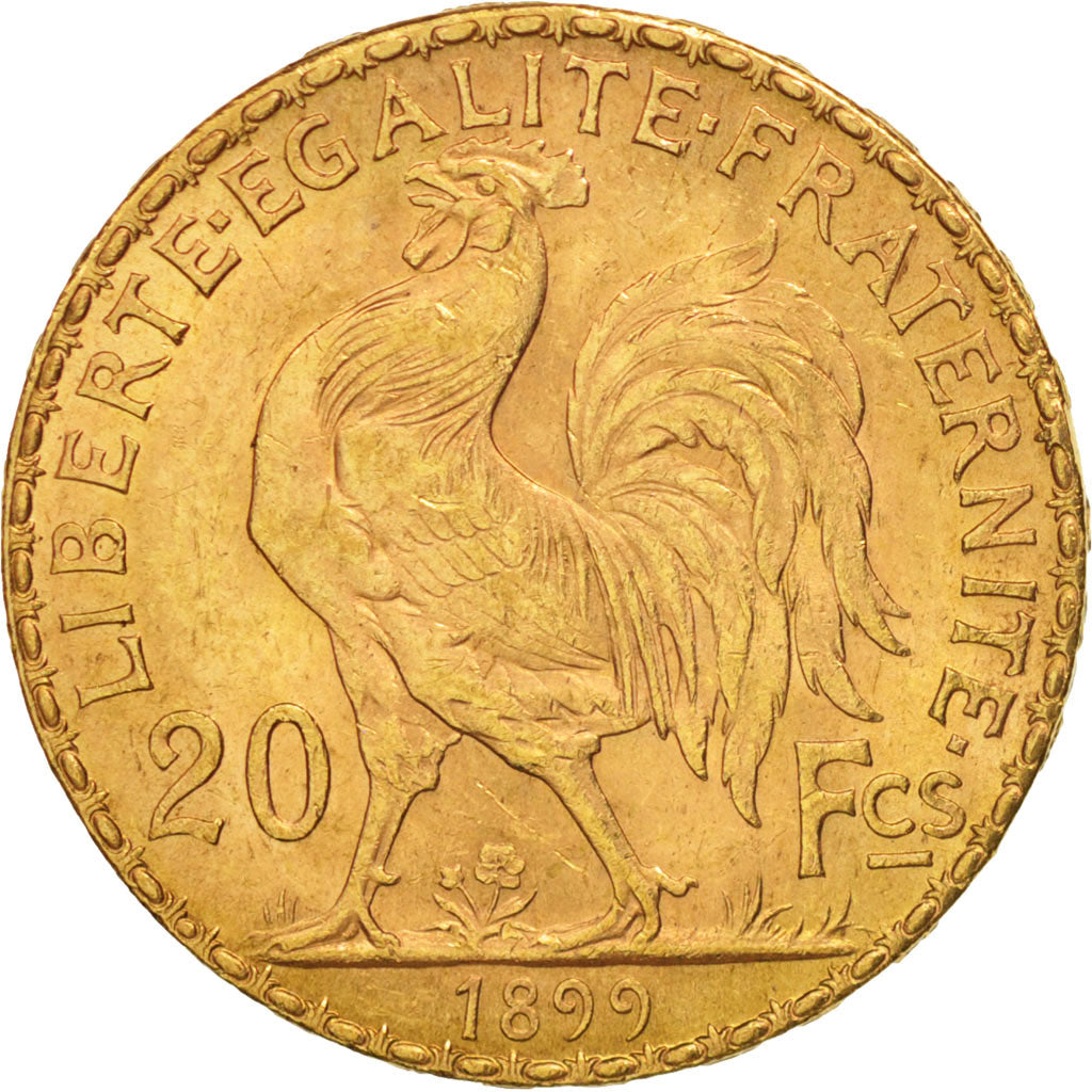 Francia, Marianne, 20 Francs, 1899, MBC+, Oro, KM:847, Gadoury:1064
