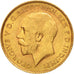Coin, South Africa, George V, 1/2 Sovereign, 1926, AU(55-58), Gold, KM:20