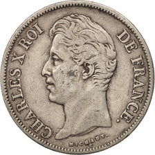 Coin, France, Charles X, 5 Francs, 1829, Paris, VF(30-35), Silver, KM:728.1