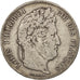 Moneda, Francia, Louis-Philippe, 5 Francs, 1834, La Rochelle, BC+, Plata