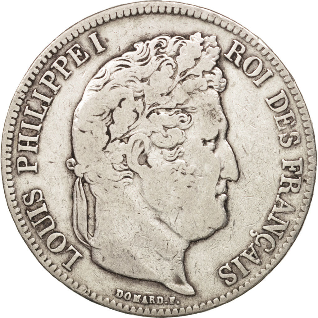 Munten, Frankrijk, Louis-Philippe, 5 Francs, 1834, Toulouse, FR, Zilver
