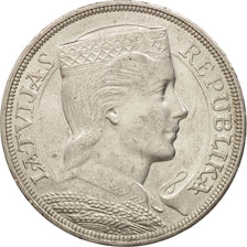 Latvia, 5 Lati, 1931, AU(50-53), Silver, KM:9