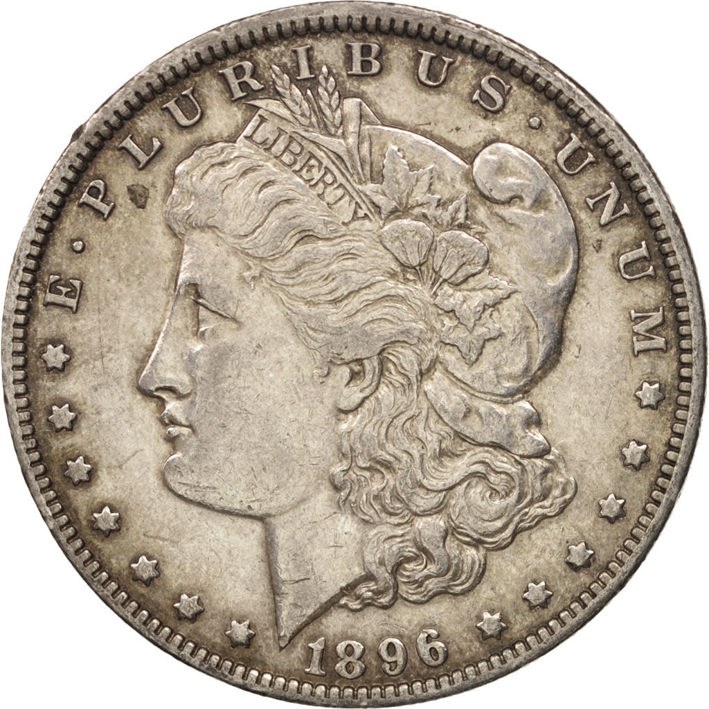 Stati Uniti, Morgan Dollar,1896, New Orleans, BB, Argento, KM 110