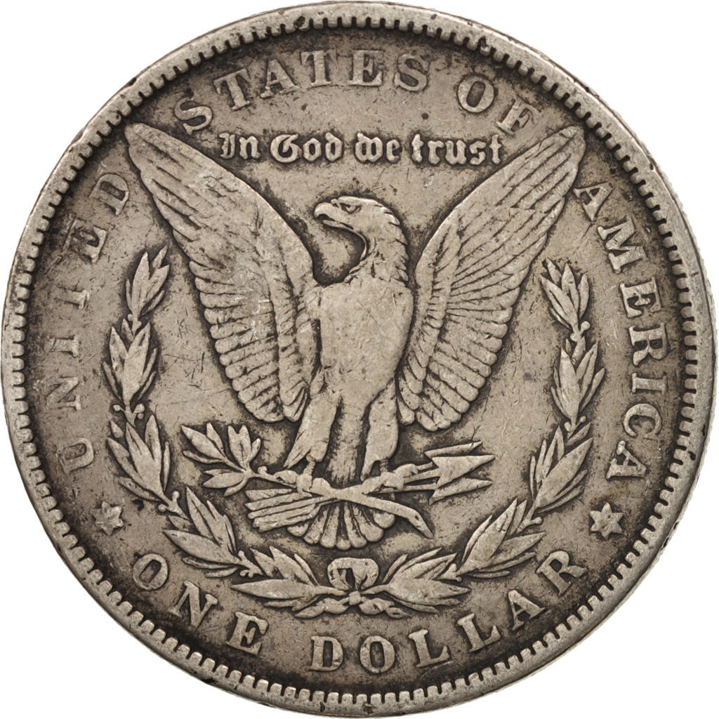 United States, Morgan Dollar, 1887, Philadelphia, VF(30-35), KM 110