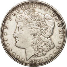Coin, United States, Morgan Dollar, Dollar, 1921, U.S. Mint, Philadelphia