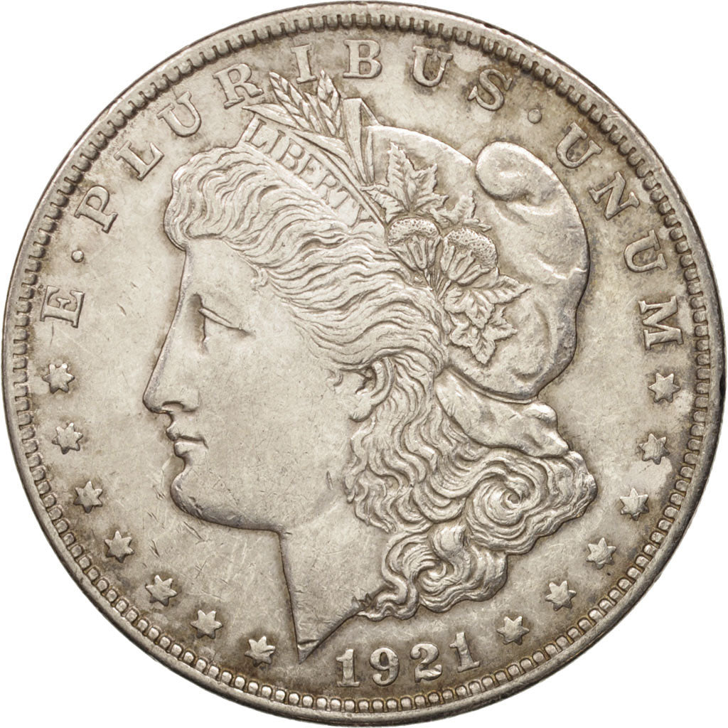 Monnaie, États-Unis, Morgan Dollar, Dollar, 1921, U.S. Mint, Philadelphie, TTB