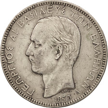 Monnaie, Grèce, George I, 5 Drachmai, 1875, Paris, TTB, Argent, KM:46
