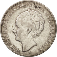 Coin, Netherlands, Wilhelmina I, 2-1/2 Gulden, 1930, EF(40-45), Silver, KM:165