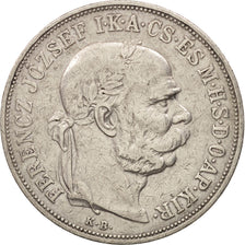 Hungría, Franz Joseph I, 5 Korona, 1900, Kormoczbanya, MBC, Plata, KM:488