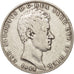 SARDINIA, Carlo Alberto, 5 Lire, 1844, Genoa, MB+, Argento,KM 130.2