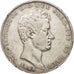 SARDINIA, Carlo Alberto, 5 Lire, 1848, Genoa, EF(40-45), Silver,KM 130.2
