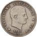 KINGDOM OF NAPOLEON, 5 Lire, 1812, Milan, MB+, Argento, KM:10.4