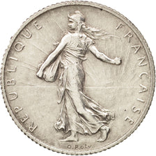 France, Semeuse, Franc, 1914, Castelsarrasin, AU(55-58), Silver, KM:844.2