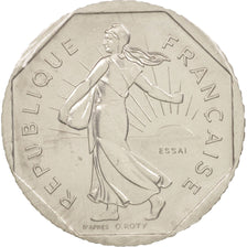 Coin, France, 2 Francs, 1978, MS(65-70), Nickel, KM:E119, Gadoury:547