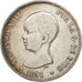 Spain, Alfonso XIII, 5 Pesetas, 1891, Madrid, VF(30-35), Silver, KM:689